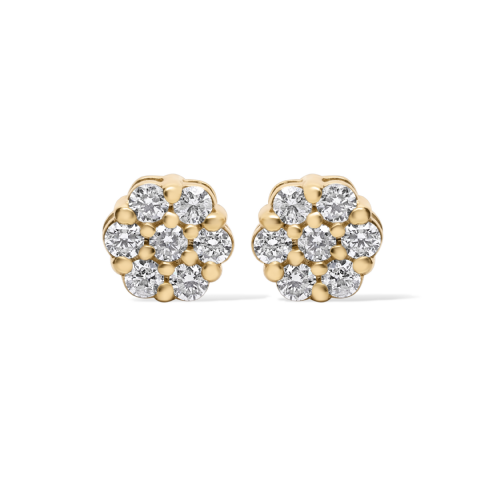 Diamond Earrings 0.19 ct. 10K Yellow Gold
