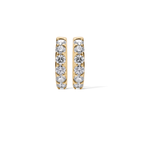 Diamond Hoop Earrings 0.70 ct. 10K Yellow Gold