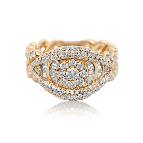 Diamond Ring 2.35 ct. 14K Yellow Gold
