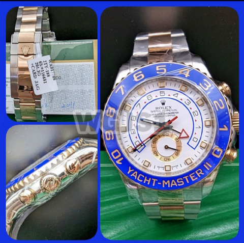 2011 Rolex Yacht Master II 116881 Two Tone Rose and Stainless