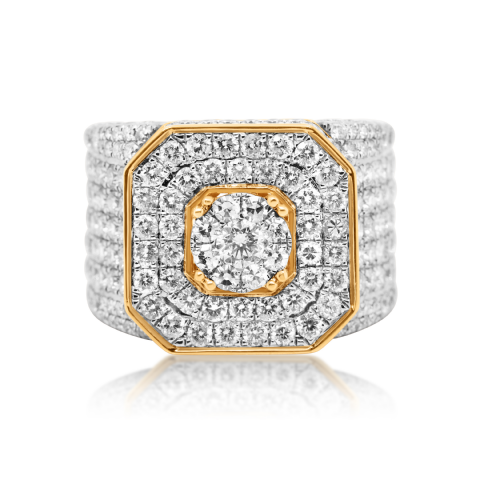 Diamond Ring 8.28 ct. 14K Yellow Gold