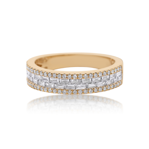 Diamond Ring 0.90 ct. 10K Yellow Gold