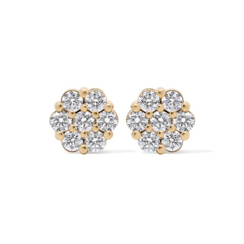 Diamond Earrings 0.63 ct. 10K Yellow Gold