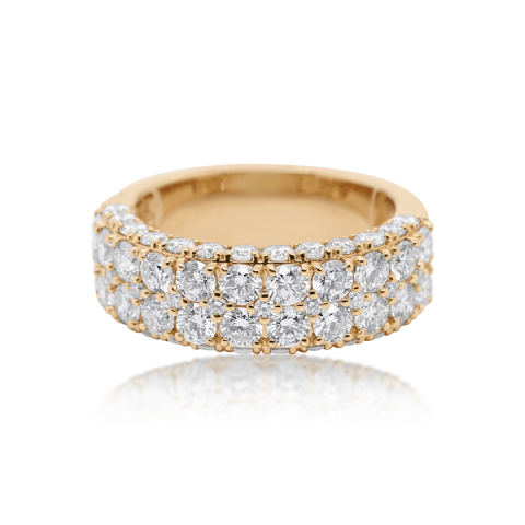 Diamond Ring 4.90 ct. 14K Yellow Gold