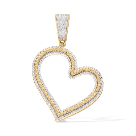 Diamond Heart Pendant 0.34 ct. 10k Yellow Gold
