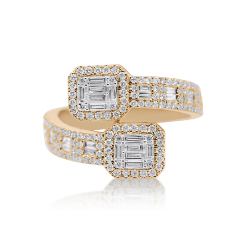 Diamond Fancy Ring 1.20 ct. 10K Yellow Gold