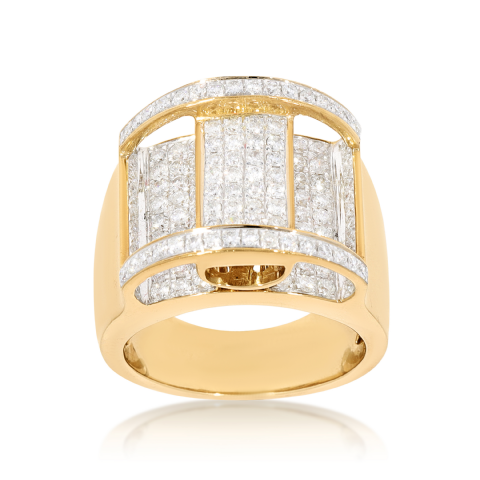 Diamond Ring 1.93 ct. 10K Yellow Gold