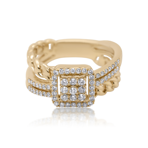 Diamond Ring 0.55 ct. 14K Yellow Gold