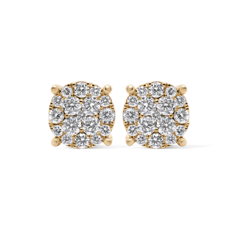 Diamond Earrings 1.94 ct. 10K Yellow Gold