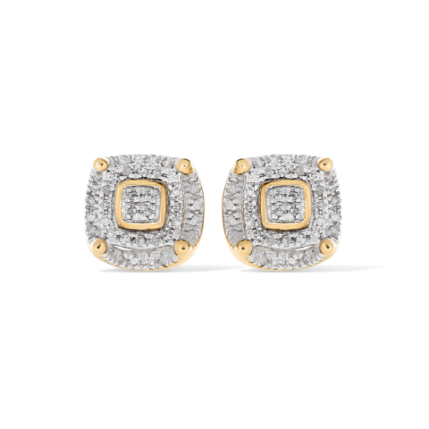 Diamond Earrings 0.14 ct. 10k Yellow Gold