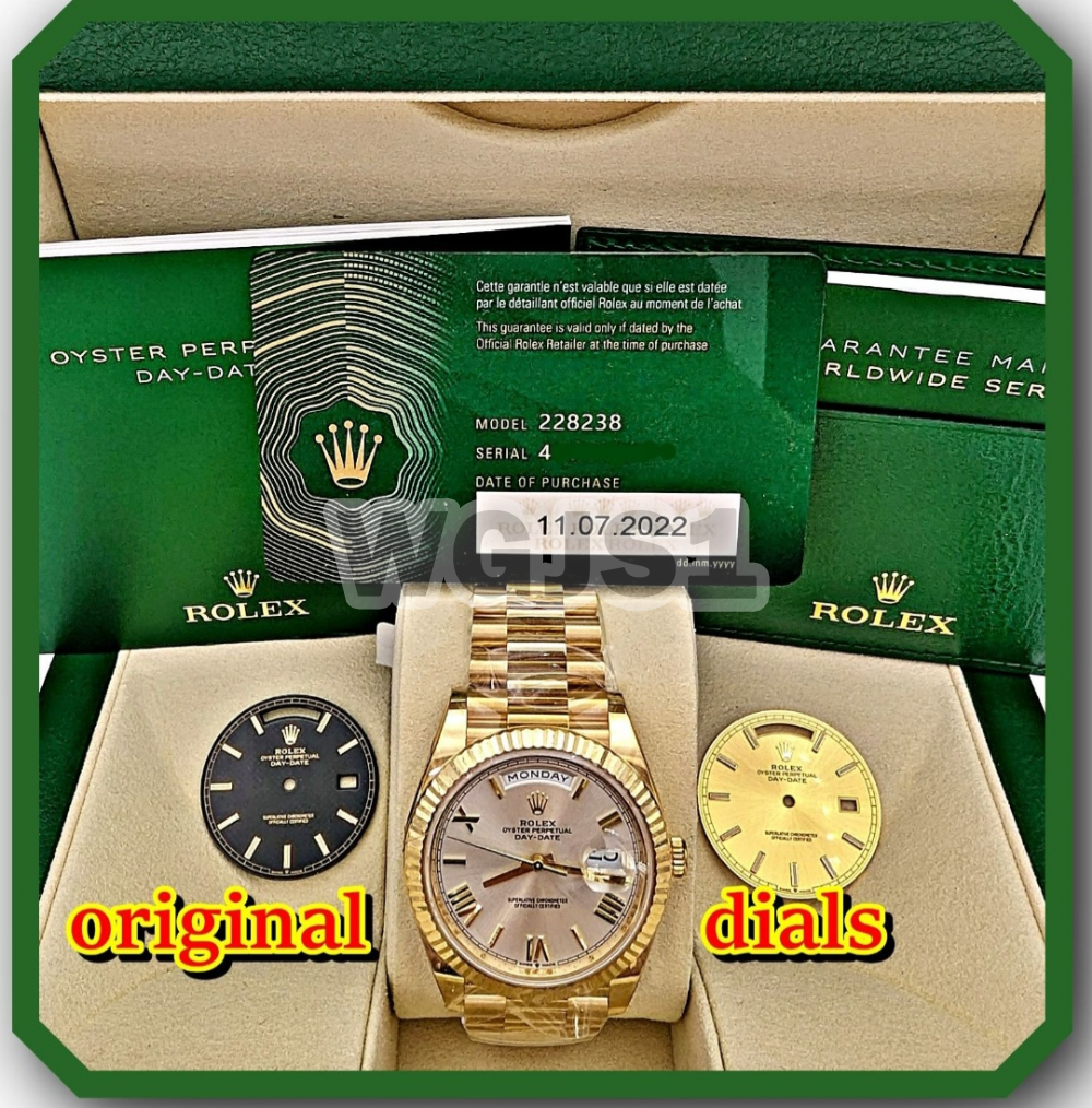2022 Rolex Day Date 40 MM 18K Yellow Gold With Paper