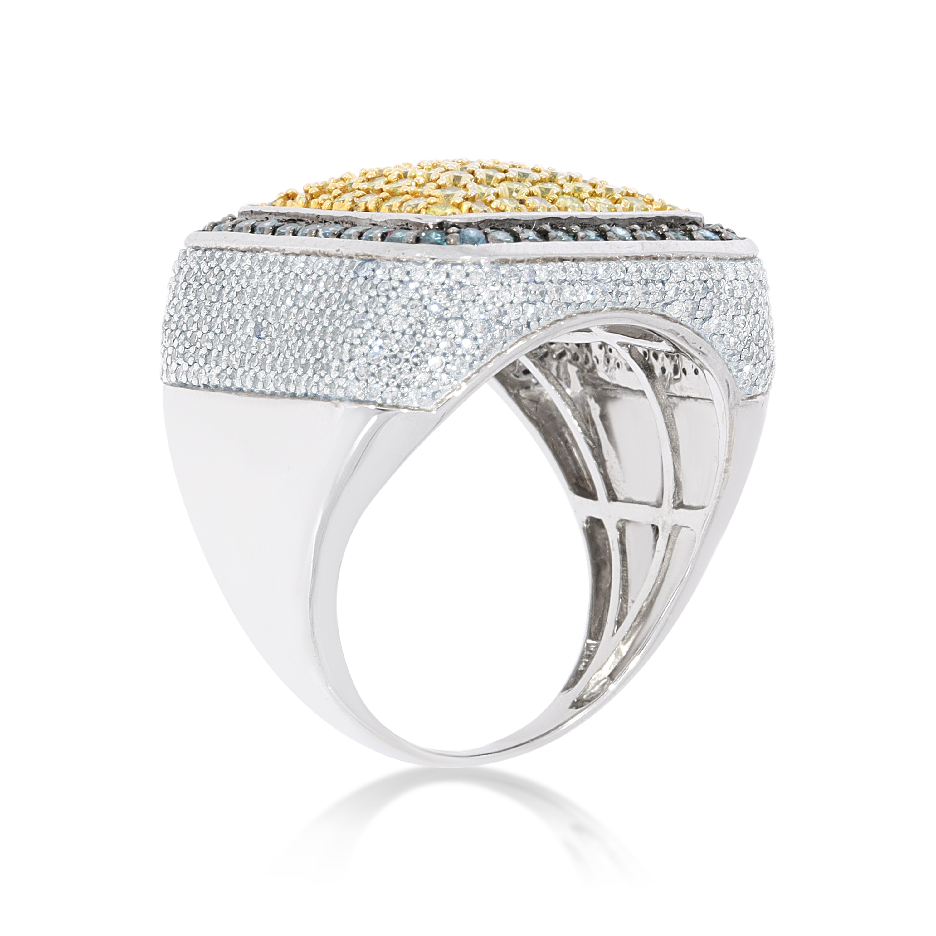 Diamond Ring 3.21 ct. 14K White Gold
