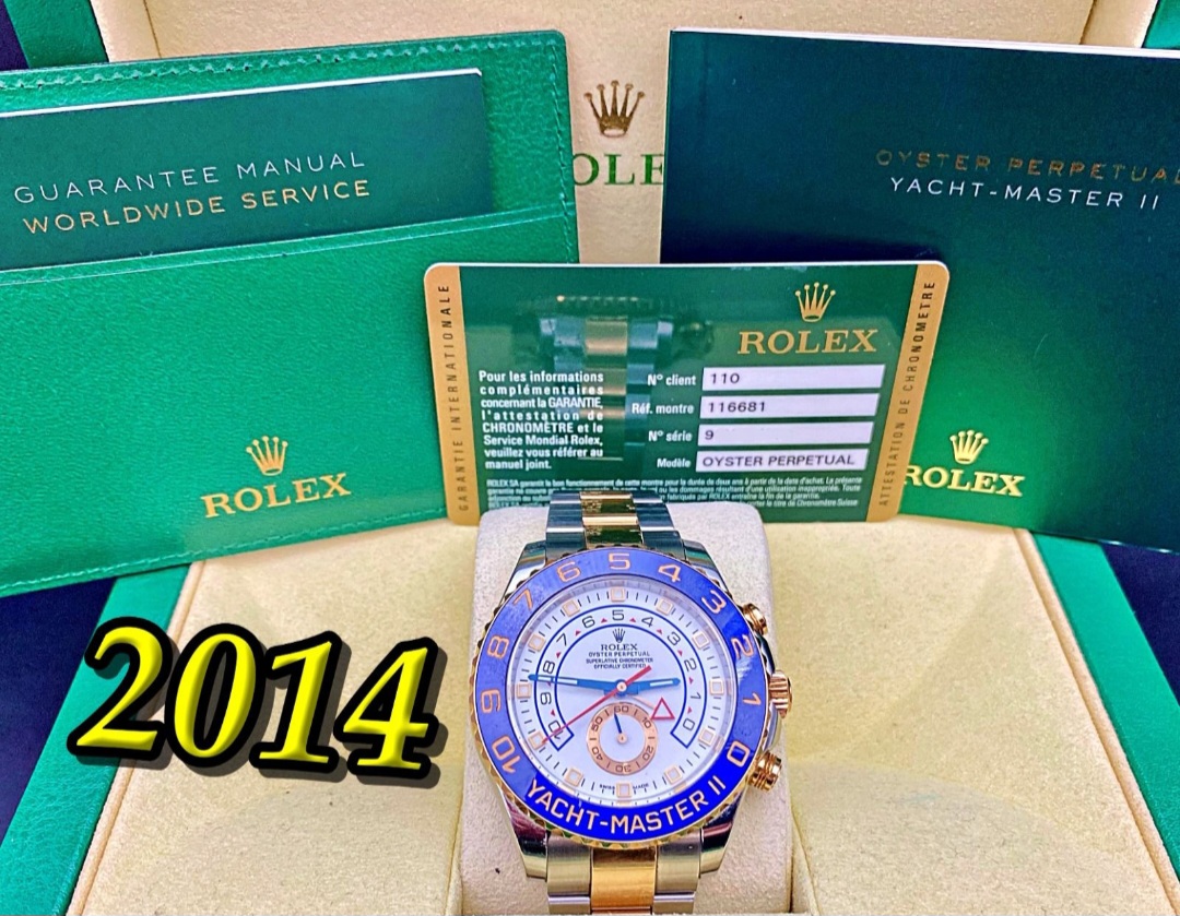 Rolex Yacht Master II Two Tone Watch 2014