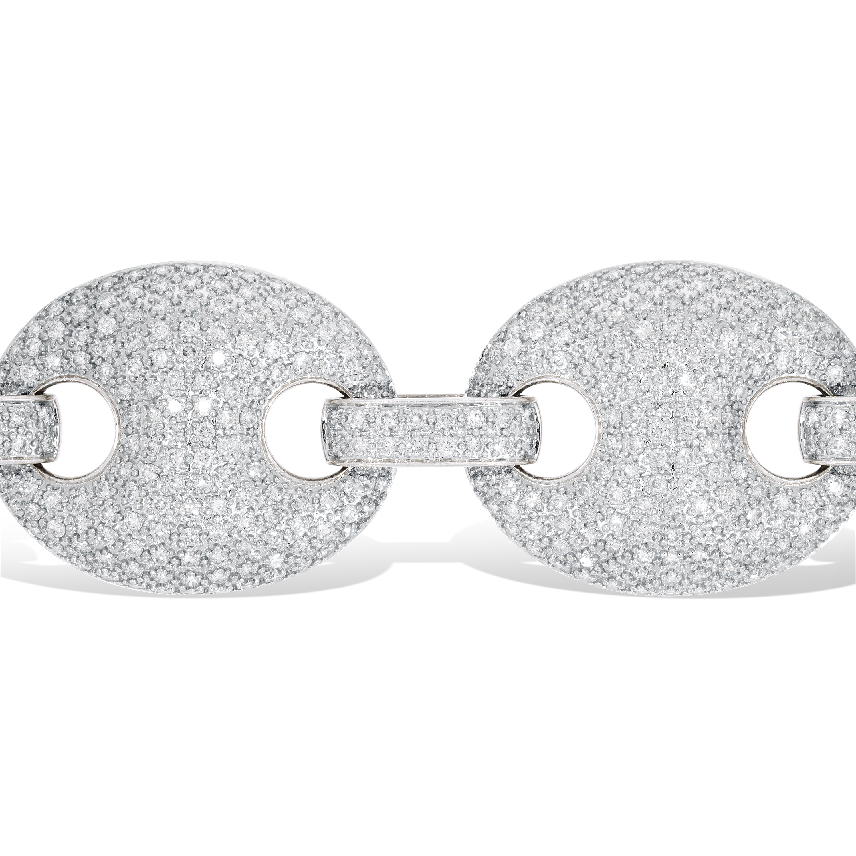 Diamond Gucci Bracelet 11.00 ct. 10K White Gold