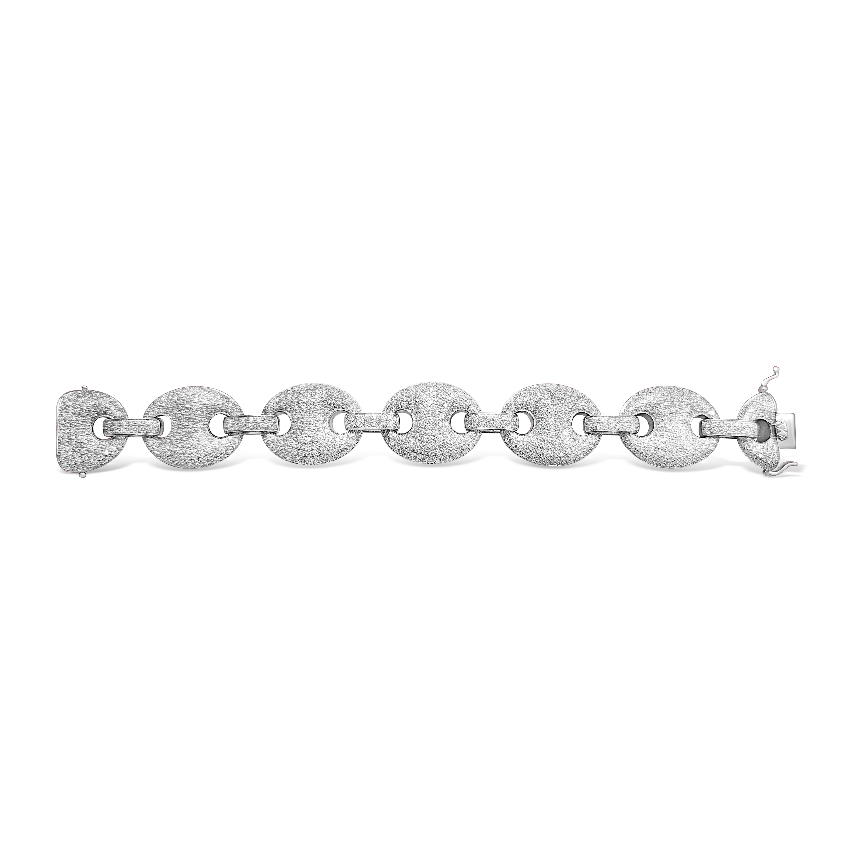 Diamond Gucci Bracelet 11.00 ct. 10K White Gold