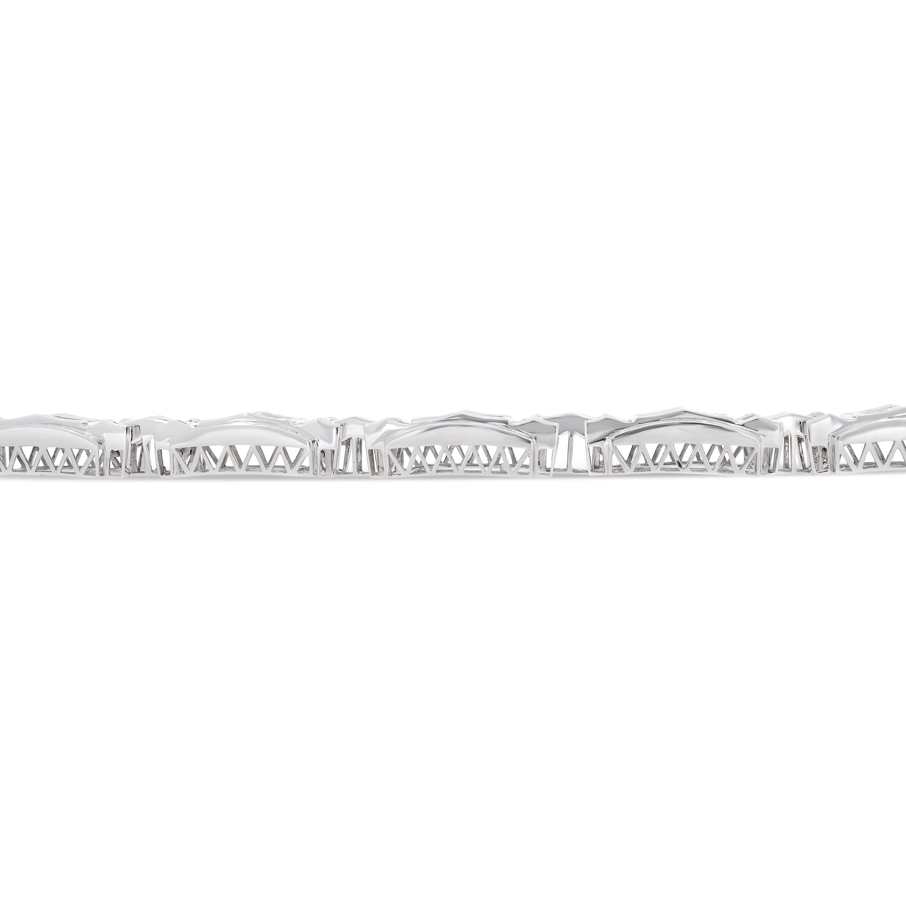 Diamond Bracelet 7.00 ct. 14K White Gold
