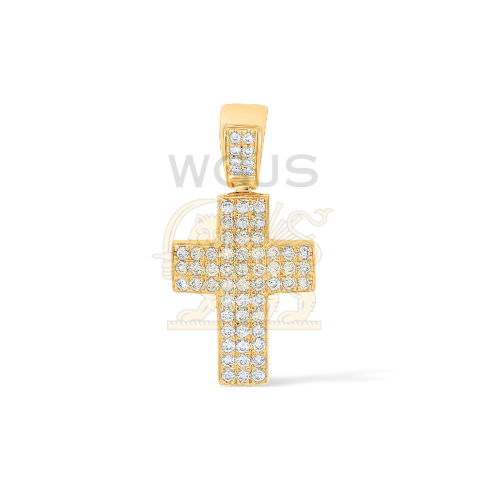 Diamond Cross Pendant 0.35 ct. 10k Yellow Gold
