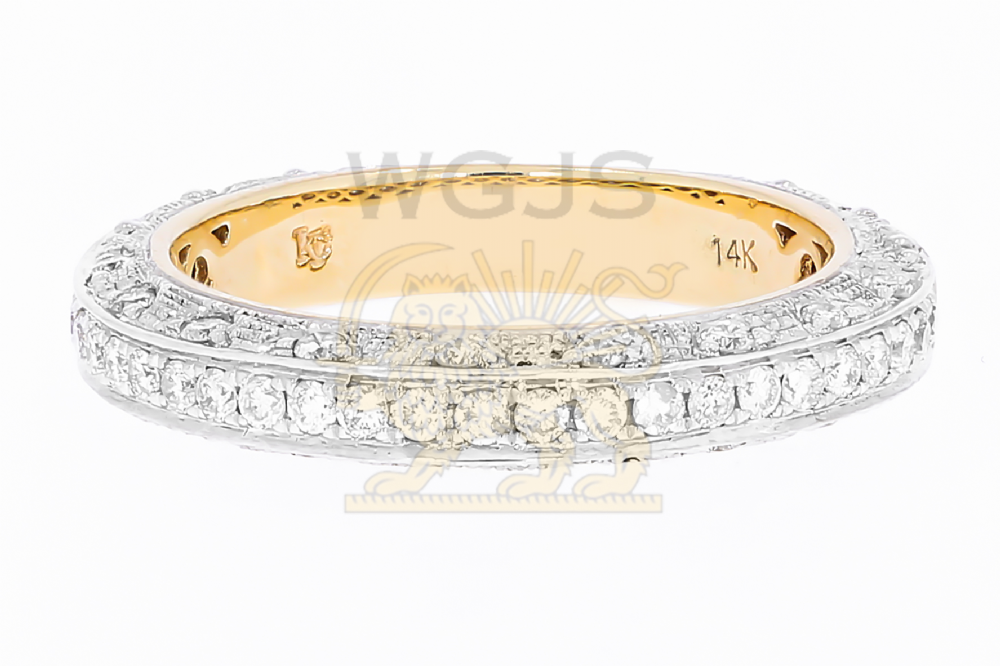 Diamond Wedding Band Fancy  0.54 ct. 14k Yellow Gold