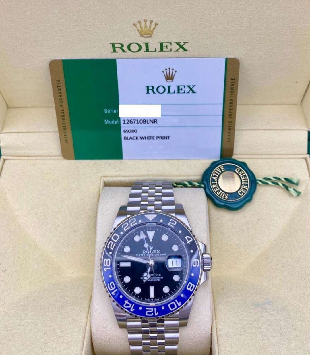 Rolex GMT-II BLNR Watch