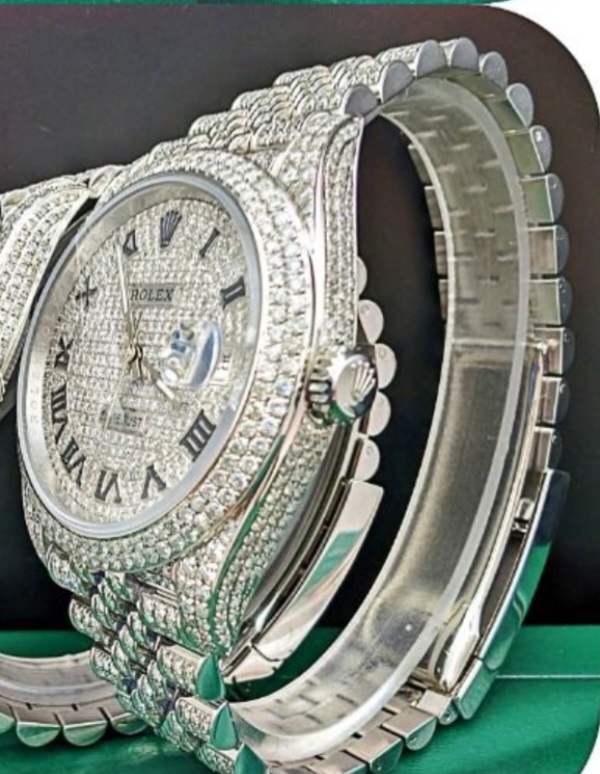 Diamond Rolex Datejust Watch 41MM 13.80 ct. 2023