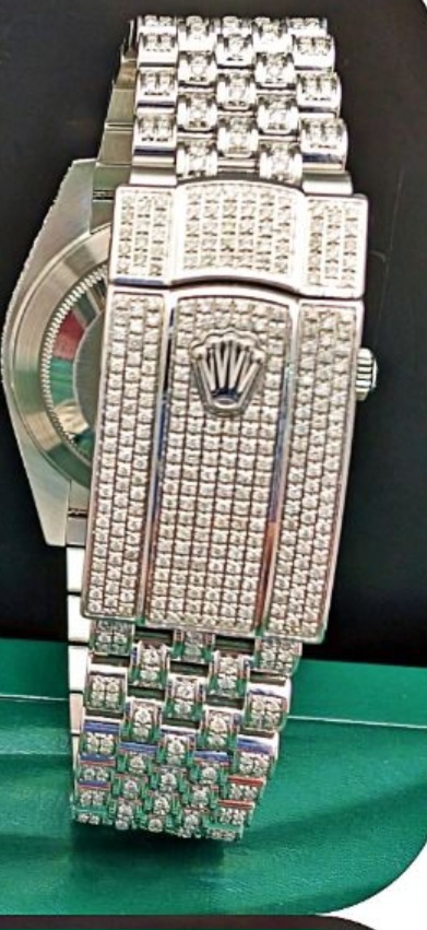 Diamond Rolex Datejust Watch 41MM 13.80 ct. 2023