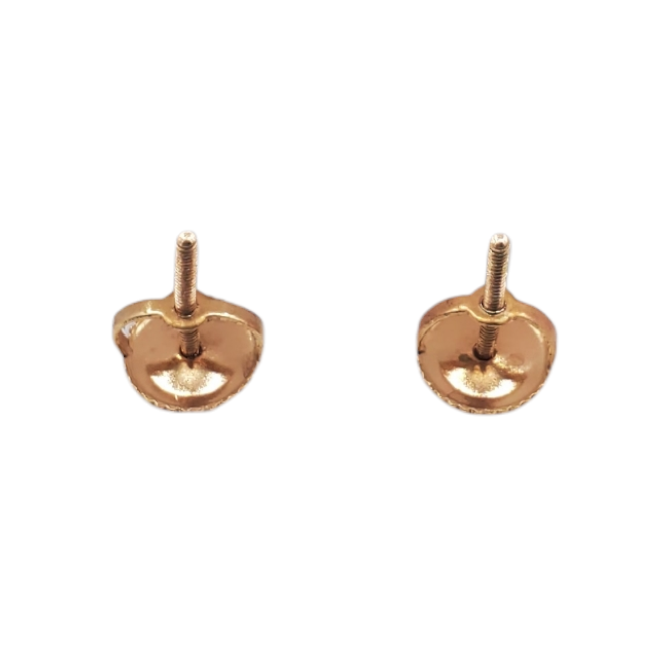 Diamond Heart Earrings 0.25ct 14K Rose Gold