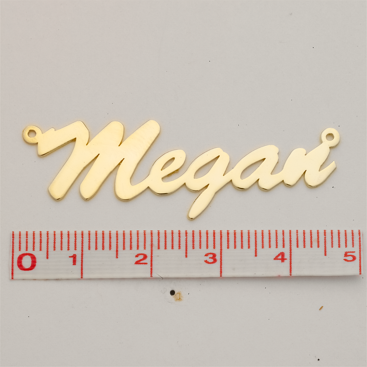 Cursive Nameplate Necklace Style 1