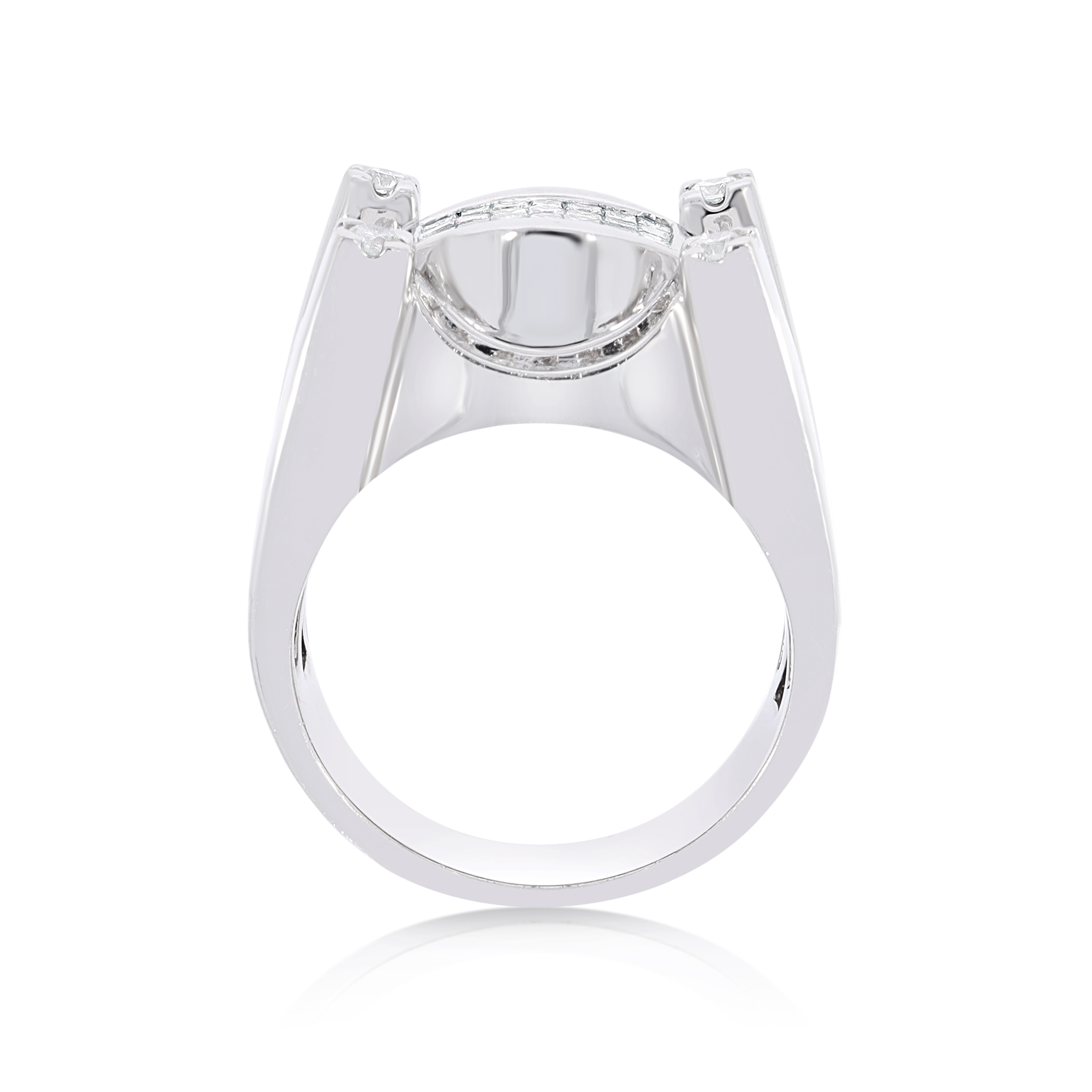 Diamond Ring  1.50 ct. 14K White Gold