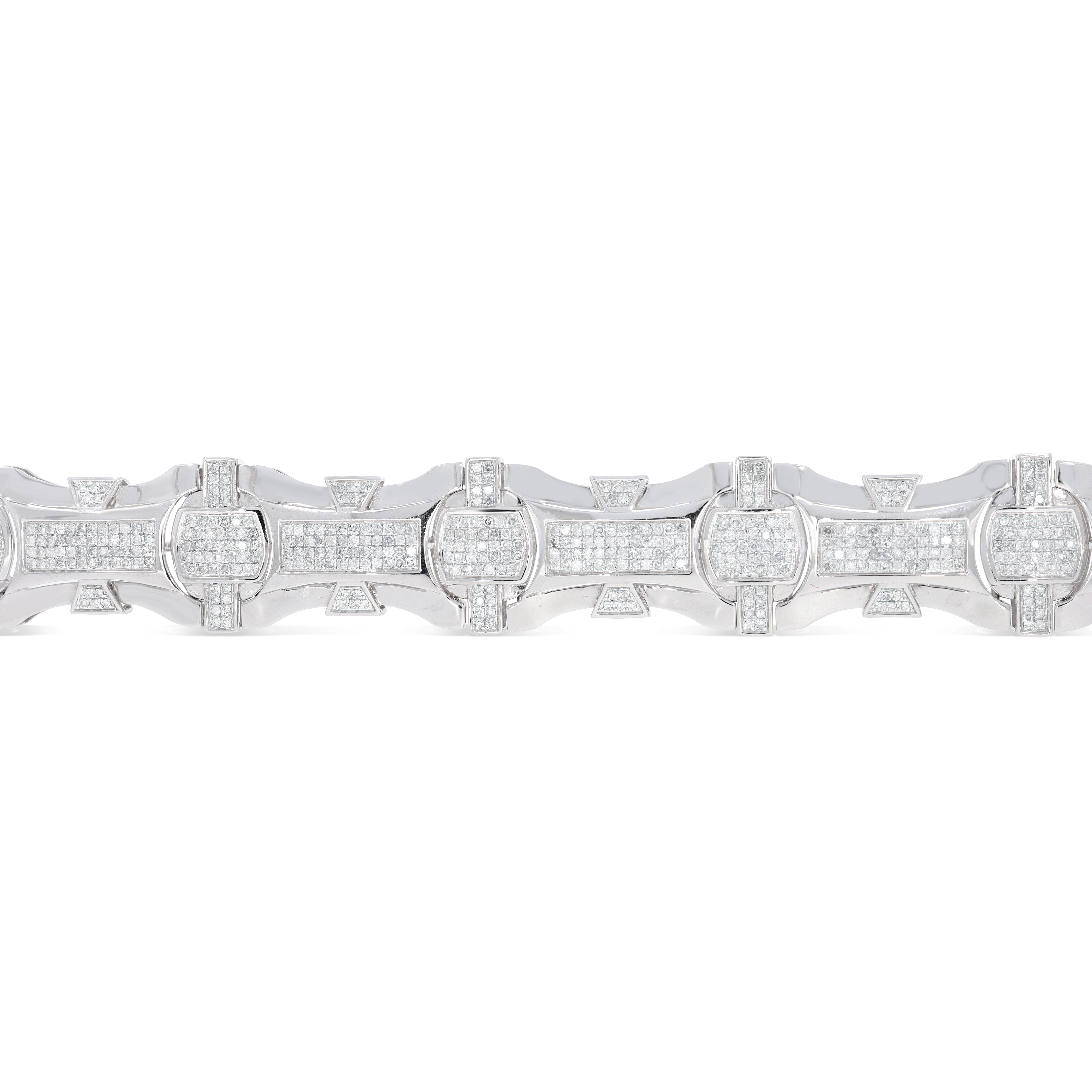 Diamond Bracelet 5.00 ct. 10K White Gold